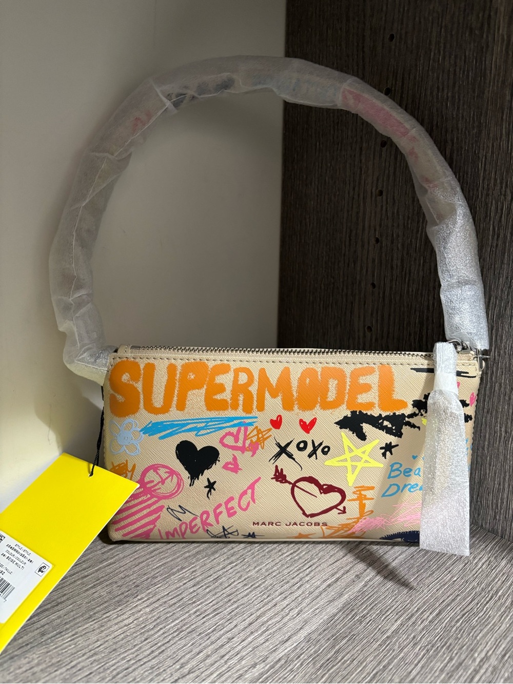 NWT Marc Jacobs The Snapshot Punk Scribble Shoulder Bag - Picture 2 of 3